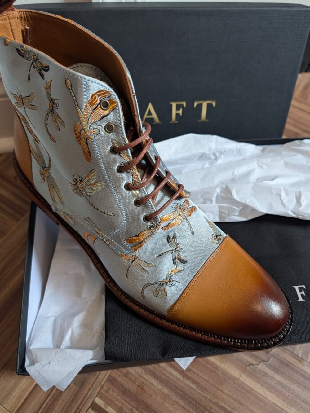 Taft Jack Boot in Blue Dragonfly 11.5